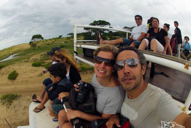 1000dias no caminhão em direção a Cabo Polonio, no litoral do Uruguai